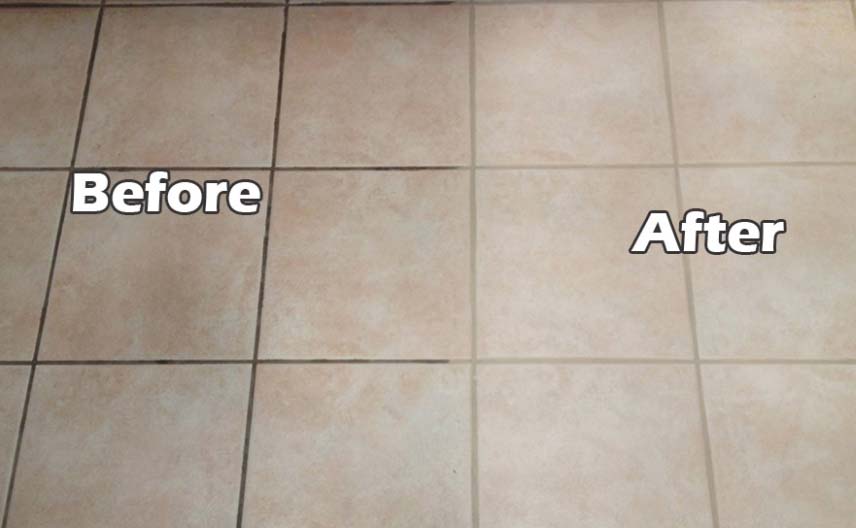 grout before after